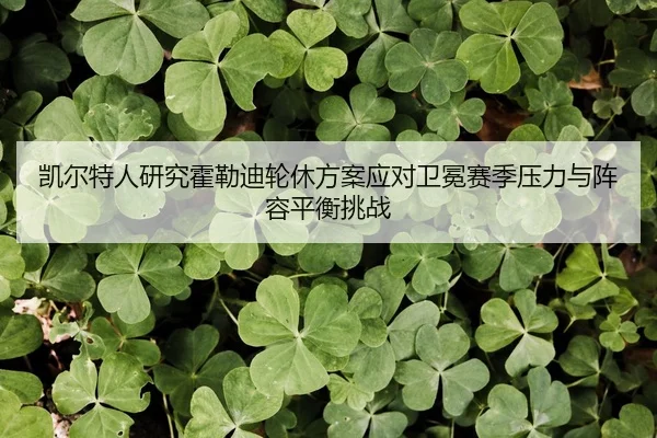 凯尔特人研究霍勒迪轮休方案应对卫冕赛季压力与阵容平衡挑战 - kaiyun